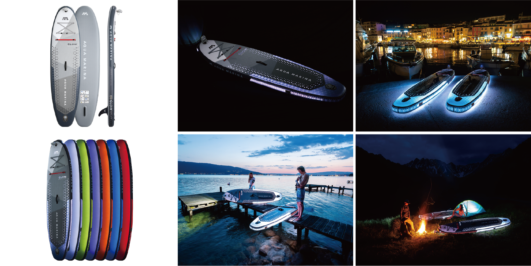 2024年iF設計獎獲獎作品 AQUA MARINA glowing iSUP board GLOW | 水上運動裝備